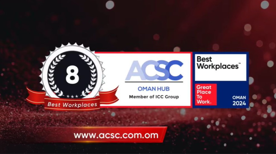 ACSC Recognized as a Leading Innovator in Oman’s Evolving Work Culture