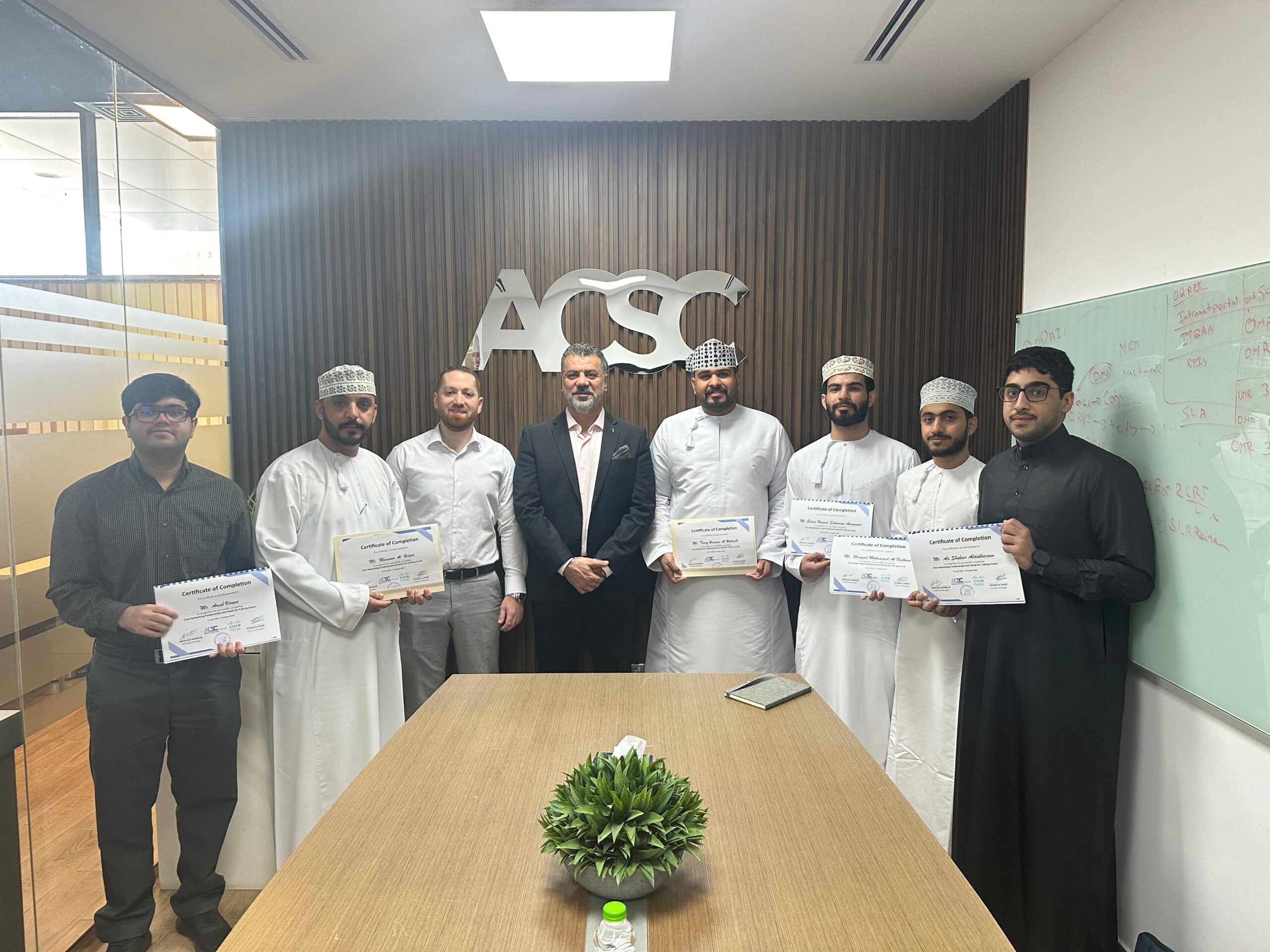 ACSC Hosts Advanced Training Session for Sultan Qaboos University Students on Cisco Technologies